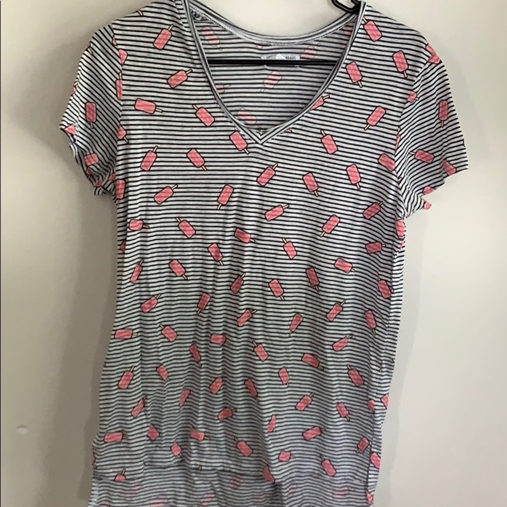 Popsicle shirt sleeve shirt